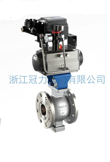 V型球閥：零部件少，使用操作方便！